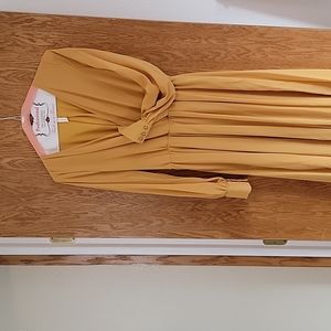 Pink Blush maternity dress floor length